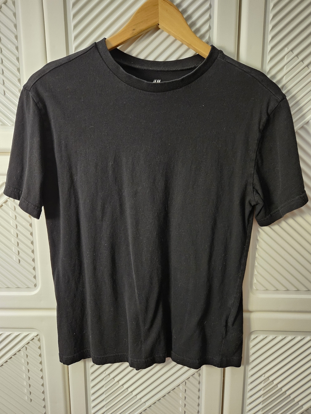 H&M Black Short Sleeve Crew Neck T-Shirt